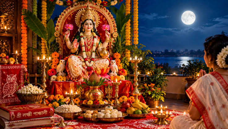 Kojagari Lakshmi Puja 2026: Date, Story, Significance, Puja Vidhi, Bhog and  Sharad Purnima Traditions