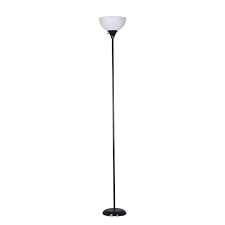 From floor lamps to desk lamps and novelty lamps, we have functional lamps and lamp shades in the size, shape & color want. Mainstays 71 Metal Floor Lamp Black Walmart Com Walmart Com
