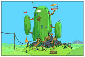 Adventure Time Awesome Tree Fort Adventure Time Background Adventure Time Art Adventure Time Wallpaper