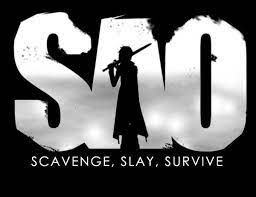 Logo de la première saison de la série d'animation sword art online. Sword Art Online Sao Series Minecraft Blog Sword Art Sword Art Online Wallpaper Sword Art Online
