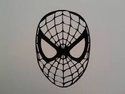 Details About Spiderman Face Decal Sticker For Wall Car Laptop Etc Many Colors And Sizes