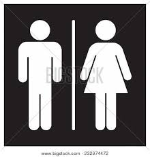 Are you searching for bathroom symbol png images or vector? Male Female Bathroom Vector Photo Free Trial Bigstock