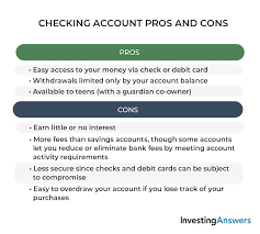 Don't have a td checking account? Checking Vs Savings Accounts Investinganswers