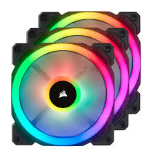 Corsair Ll120 Rgb Hydraulic Bearing 120mm Case Fan With Lighting Node Pro Triple Pack Micro Center