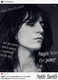 Numbers#4: ”Nine” by Patti Smith from her 2012 album “Banga” which is  unfortunately her latest release. Who knows whether we'll hear any new  music from her however she's always creating. Started reading