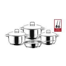 Maybe you would like to learn more about one of these? Prestige Stainless Steel Cookware Set 9pcs Pr7001 Cooking Pots Lulu Ksa