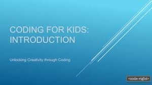 Creative coding for five-year-olds ...