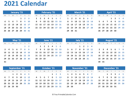 Find your favorite design, and instantly download and print out the cute calendars! 2021 Yearly Calendar