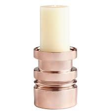 Studio 55d symmetry matte gold pillar candle holders set of 2. Cyan Design 08502 Sanguine 8 Tall Ceramic Build Com