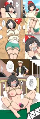 pokemon, pokemon sm, guzma (pokemon), selene (pokemon), imbsengirl - R34  Vault