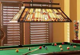 It is recommended that a light be about 30 inches above a dining room table and about 18 inches above a gaming or work table. Billiard Pool Table Lights Buying Guide Hayneedle