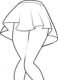 How To Draw A Skirt How To Draw Skirt Fashion Illustration How To Draw Hair
