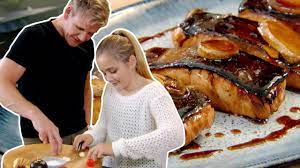 Check spelling or type a new query. Gordon Ramsay Cooks Teriyaki Salmon With His Daughter Youtube