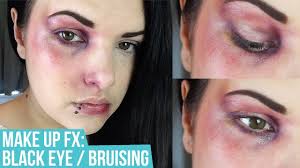makeup sfx black eye bruising you
