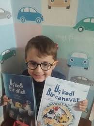Uc Kedi Bir Canavar Uc Kedi Bir Dilek Canavarlar Kedi Kitap