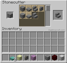 It will also solve this would match the stonecutter recipe fairly well. How To Use A Stonecutter In Minecraft