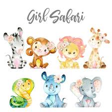 Girl Giraffe Baby Shower Decor Stand Up Safari Animals Nursery Etsy In 2020 Safari Animals Nursery Safari Baby Shower Girl Baby Shower Giraffe