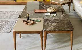 Ayaklar krom metal, üst tablo mermer görünümlü mdf dir. Loda Mermer Orta Sehpa Ile Odanizda Ilham Verici Dokunuslar