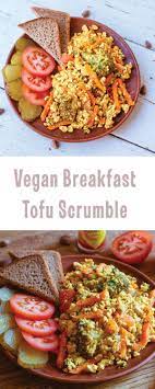 Vegetarian Recipe Veggie And Tofu Scrumble Step By Step Recipe With Photos Recipe Vegetarian Vegan Recipes Recipes Vegan Recipes