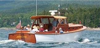 Bunker And Ellis Built 2 Jerichos One In 1950 And Another In 1956 This One Is From 56 With Images Classic Boats Vintage Boats Yacht Boat