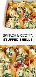 Easy Spinach And Ricotta Stuffed Shells Chef Savvy Recipe Stuffed Shells Ricotta Shell Pasta Recipes Jumbo Shell Recipes