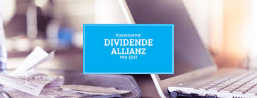 Die 2021 für das geschäftsjahr 2020 gezahlte dividende beträgt 9,60 euro, das entspricht einer dividendenrendite von etwas unter 5 prozent. Kassenzettel Allianz Dividende 2021 Schwarzgeld