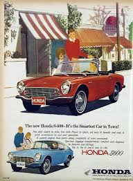 honda s600 1965 advertisement レトロカー レトロ 車 クラシックカー