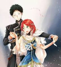 Shirayuki And Obi I Prefer Shirayuki And Zen But Photo Is Cool Snow White With The Red Hair Akagami No Shirayuki Akagami No