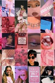 Pink Baddie Aesthetic Wall Collage Kit Digital Etsy Dorm Room Wall Decor Dorm Wall Decor Picture Wall Bedroom Punk rock princess | aesthetic room decor, halloween. pink baddie aesthetic wall collage kit