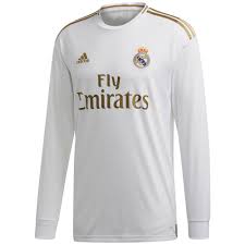 Adidas Real Madrid 2019 Home L S Jersey