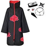 Amazon Com Uchiha Itachi Costume Cosplay Anime Naruto Cosplay Costumes For Men Boys Long Robe Cloak Headband Plastic Toy Clothing Anime naruto akatsuki/uchiha itachi cosplay halloween christmas party costume cloak cape with headband necklace ring. uchiha itachi costume cosplay