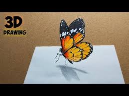 Its scientific name is inachis io. How To Draw Butterfly 3d Drawing Orange Butterfly Color Pencil Drawing 3d Drawing On Paper Yout Butterfly Drawing Colorful Butterflies Orange Butterfly