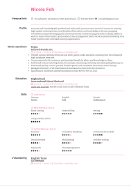 Accounting & finance resume examples accounting and finance resumes require a strong display of both education and skills. Tailor Resume Sample Kickresume