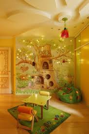 Vasagle starker rahmen baum bücherregal einfach montieren freistehendes regal bücherregal aus holz. Wandbemalung Im Kinderzimmer 35 Verspielte Interieurideen