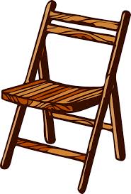 A chic, folding wooden chair. Chair Wooden Folding Free Vector Graphic On Pixabay
