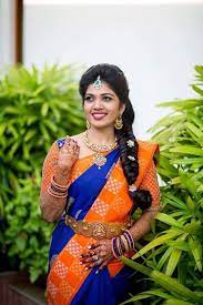 Pin By Pankajam On Sarees Indian Wedding Hairstyles Indian Bride Hairstyle South Indian Bride Hairstyle