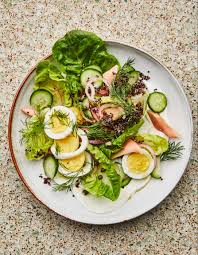 Breakfast Salad With Smoked Trout And Quinoa Recipe Breakfast Salad Healthy Salmon Recipes Smoked Trout