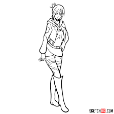 How To Draw Annie Leonhardt Attack On Titan Step By Step Drawing Tutorials