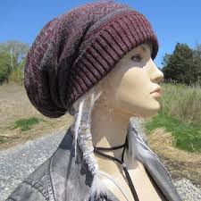 Maroon Fair Isle Hat