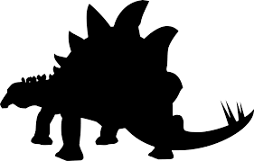 Big purple dinosaur with spikes along his back, looking at the viewer with a bored or sad expression clipart image graphic by djart Svg Tail Rear Spikes Back Free Svg Image Icon Svg Silh
