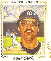 Vintage 1991 Reggie Jackson Embossed Stamped Envelope, NY Yankees Tribute,  Bronx