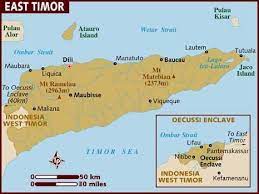 Dili East Timor Map Map Of East Timor | East Timor, Timor, Timor Leste