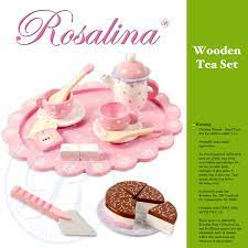 Rosalina Wooden Tea Set Tea Set Tea