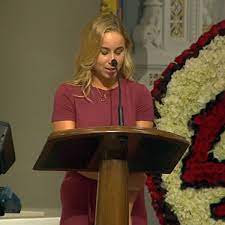 Carli skaggs, the wife of late los angeles angels pitcher tyler skaggs, spoke at his funeral in santa monica on monday. Tyler Skaggs Wife Gives Emotional Eulogy At Funeral My Forever Soulmate