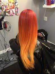 Cabello Rojo Difuminado A Naranja Fire Hair Pretty Hair Color Hair Inspo Color