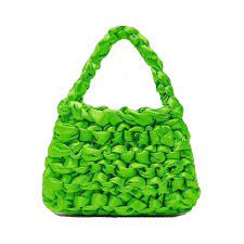 Woven stripe pattern in bright colors, wood bead for front clasp, 100% lambs wool. Luxury Women Bags Designer Hand Woven Silk Rope Knot Woven Bag Hollow Evening Bags Clutch Female Travel Holiday Handbag Buy At The Price Of 25 81 In Aliexpress Com Imall Com