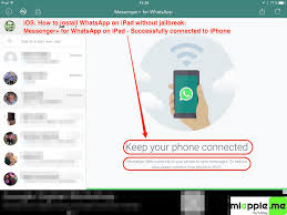 Instant messaging apps have been around for some years now. Ios Install Whatsapp On Ipad With Messenger Plus For Whatsapp Miapple Me Tech Blog