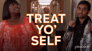 1 physical appearance 2 personality 3 background 4 storyline 4.1 season 1 4.2 season 2 4.3 season 3 4.4 season 4 4.5 season 5 4.6 season 6 4.7. Parks And Recreation Treat Yo Self Facebook