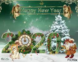Happy New Year 2020 Gif Anime Bonne Annee Noel Humour Nouvel An