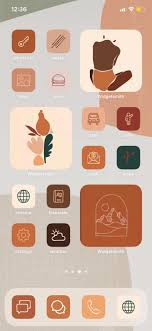Ios 14 Icons Bundle Natural Ios14 Update Business App Shortcuts Modern Aesthetic Home Screen Customization Boho Autumn Icon Widgetsmith Homescreen App Icon Iphone Wallpaper App